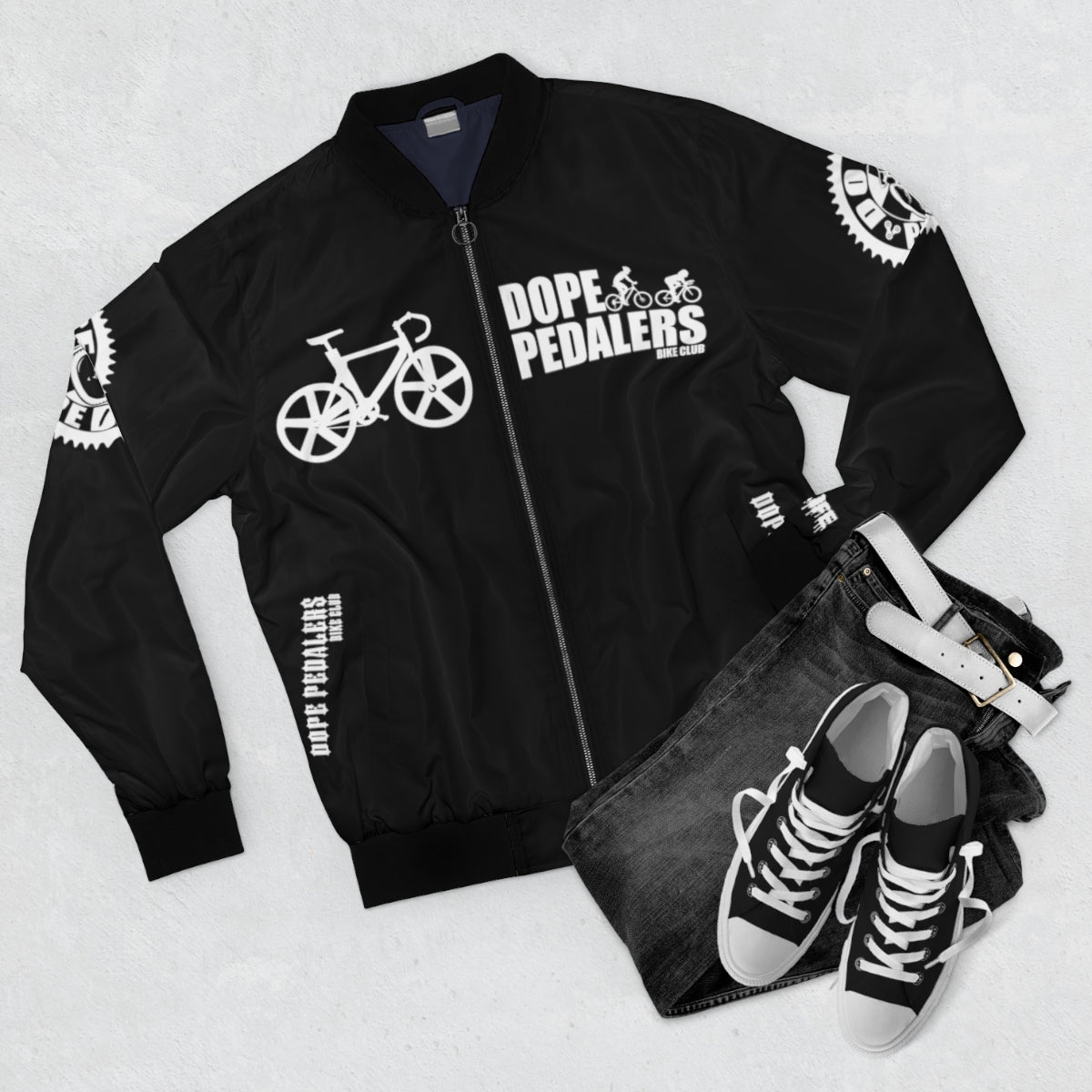 【DIRDDY】 CURLY CALLAR BOMBER JACKET - BLACK DIRDDY Curly Collar Bomber Jacket - Black | International Store