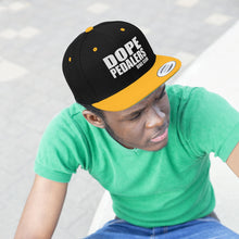 Load image into Gallery viewer, Dope Pedalers Unisex Flat Bill Hat