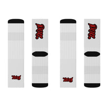 Load image into Gallery viewer, DOPE PEDAL &#39;FLIP DA SCRIPT&#39; Sublimation Socks