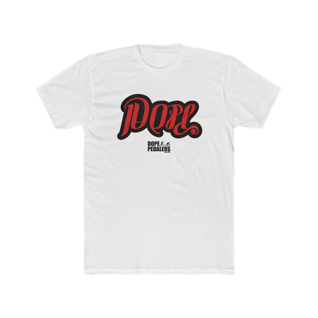 DOPE PEDALERS 'FLIP DA SCRIPT' Men's Cotton Crew Tee