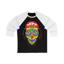 Load image into Gallery viewer, Dope Skulls Unisex 3/4 Sleeve Baseball Tee