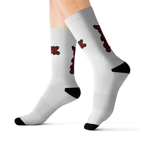 DOPE PEDAL 'FLIP DA SCRIPT' Sublimation Socks