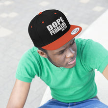 Load image into Gallery viewer, Dope Pedalers Unisex Flat Bill Hat