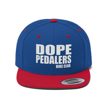 Load image into Gallery viewer, Dope Pedalers Unisex Flat Bill Hat